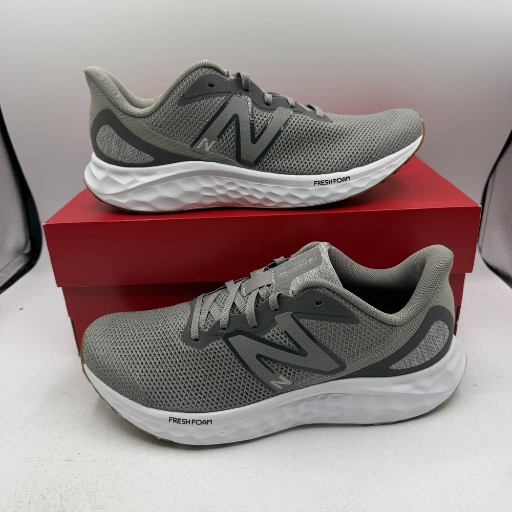 New Balance Fresh Foam Arishi v4 Running Shoes Mens Sz 9 D Grey Sneaker MARISEG4
